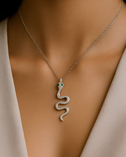 Collier pendentif en acier inoxydable