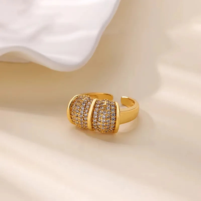 Bague Ouverte Élégante – Acier Inoxydable
